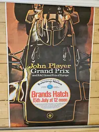 A Fascinating Selection of Motor Racing Posters From The 196-For Sale
