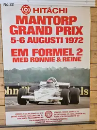 A Fascinating Selection of Motor Racing Posters From The 196-For Sale