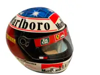 Michael Schumacher Homage K2 Helmet with Visor, Signed by th-For Sale