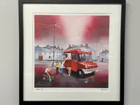 Collection of 4 framed Adam Barsby 