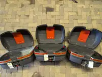 3 x GIVI motorcycle luggage boxes-For Sale