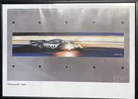 Assorted Porsche Framed Posters-For Sale