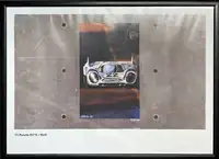 Assorted Porsche Framed Posters-For Sale
