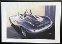 Assorted Porsche Framed Posters-For Sale