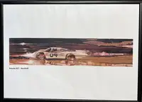 Assorted Porsche Framed Posters-For Sale