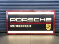 'Porsche' Illuminated Sign-Sold