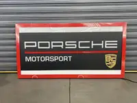 'Porsche' Illuminated Sign-Sold