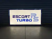 'Ford Escort RS Turbo' Illuminated Sign-Sold