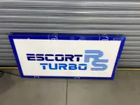 'Ford Escort RS Turbo' Illuminated Sign-Sold