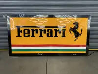 'Ferrari' Illuminated Sign-Sold
