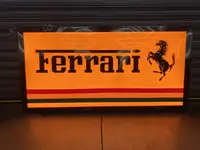 'Ferrari' Illuminated Sign-Sold