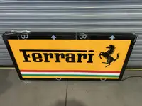 'Ferrari' Illuminated Sign-Sold