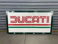 'Ducati' Illuminated Sign-Sold