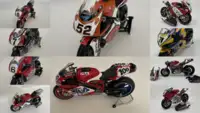 A Signed Collection of Ten 1:12th Scale Minichamps Motorbike-For Sale