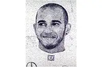 'Lewis Hamilton' by Nikki Douthwaite-For Sale