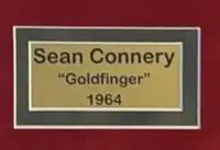 Large James Bond Goldfinger Production - signed Sean Connery-For Sale