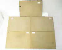 Collection of 5 British Motorcycle Specs Prints-Sold