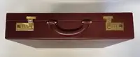 Cartier Burgundy Leather Briefcase, Unused and Presented in -For Sale