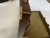 Brown Leather Briefcase 'New and Unused' with 'Chanel' Logo -For Sale