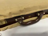Brown Leather Briefcase 'New and Unused' with 'Chanel' Logo -For Sale