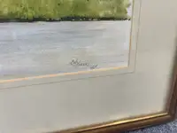 Original Bob Murray Painting - Bristol Flies Over Rolls-Royc-For Sale