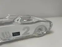 A pair of Daum 'Monza' Crystal 250GTO Paperweights-For Sale