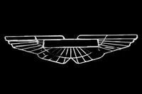 Very Large Metal Aston Martin Wings Wall Display-For Sale