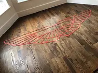 Very Large Metal Aston Martin Wings Wall Display-For Sale