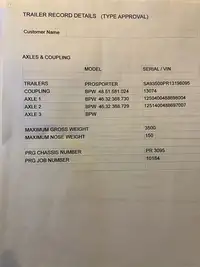 2013 PRG ProSporter Monza Twin Axle Car Trailer-Sold