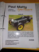 1956 Lotus Mk VI-For Sale