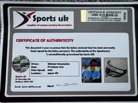 Full-Sized Replica of Michael Schumacher's Last Race Helmet -For Sale