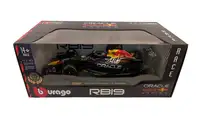Red Bull RB19 1:18th Scale Model Signed by 4 Times World Cha-For Sale