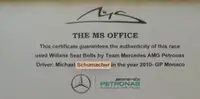 Michael Schumacher Race-Used and Signed Seat Belts-For Sale