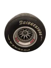 Ferrari Race-Used Wheel and Tyre Signed by Michael Schumache-For Sale