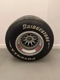 Ferrari Race-Used Wheel and Tyre Signed by Michael Schumache-For Sale