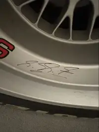 Ferrari Race-Used Wheel and Tyre Signed by Michael Schumache-For Sale