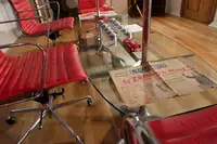 Ferrari 166 Miglia Mille-Themed Meeting / Presentation Table-Sold