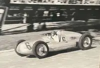 'The Big Klemanaski' Monocrome Image of Nuvoulari in his Aut-Sold