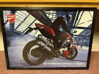 Three Framed Original Ducati Advertising Posters -Sold