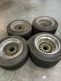 A Set of Four BBS Centrelock Split Rim Alloy Wheels for a Po-For Sale