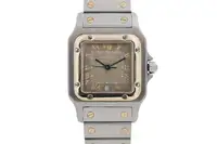 1998 Cartier Santos Bi-Metal Complete with Original Paperwor-For Sale