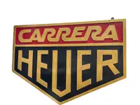 Substantial 'Carrera Heuer' Cold Caste Sign-Sold