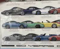 '50 Years of 911' Celebration Framed Poster Signed by Artist-Sold