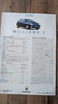 1994 Renault Clio Williams 2 -Sold