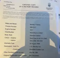 1969 Bentley T1-Sold