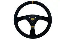 OMP Alcantara Steering Wheel with Horn Push-For Sale