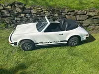 'Porsche 911' Junior Petrol-Engined Childrens Car-Sold