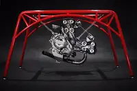 Hand-Crafted Unique Ducati Testastretta Homage Table-For Sale