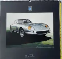 A Selection of Ferrari Calendars Plus Penant-For Sale