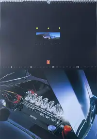 A Selection of Ferrari Calendars Plus Penant-For Sale